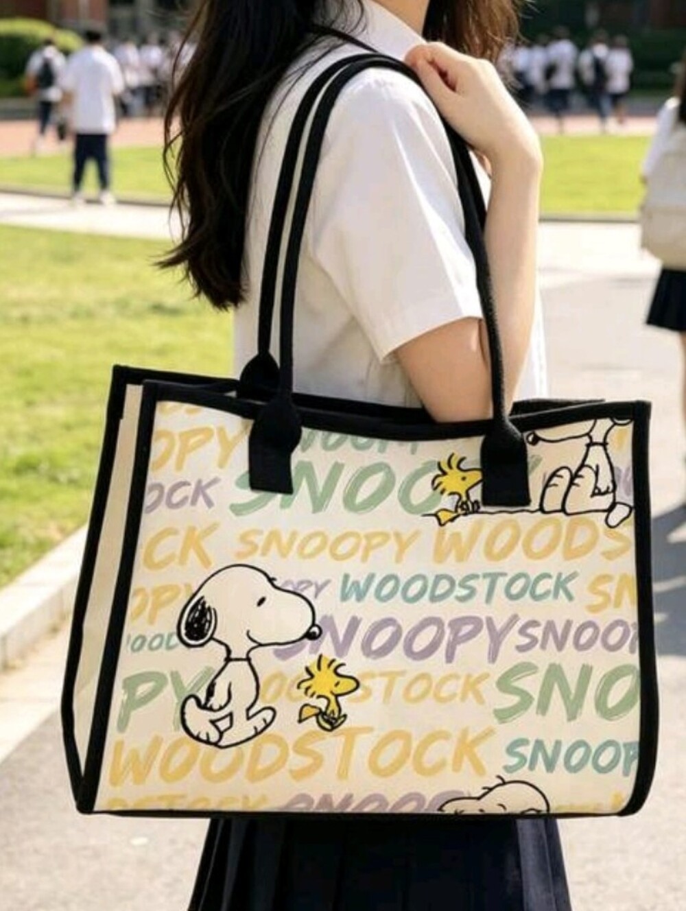 Snoopy Canvas Tote Bag
